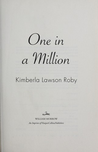 Cover for One in a Million