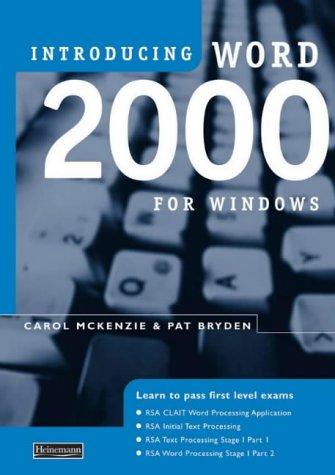 Cover for Introducing Word 2000 for Windows