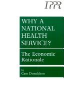 Cover for Why a National Health Service?