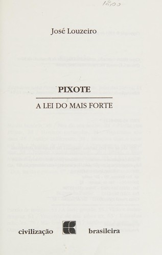 Cover for Pixote