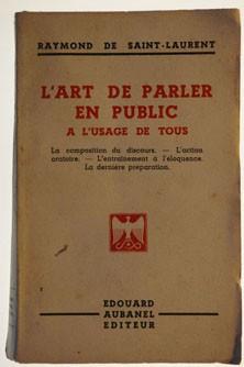 Cover for art de parler en public à l'usage de tous.