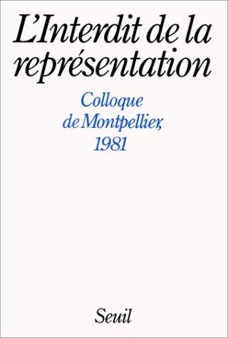 Cover for L' Interdit de la représentation
