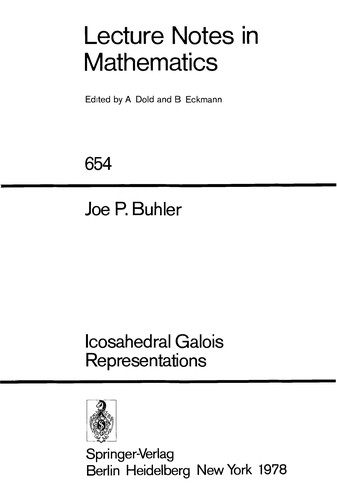 Cover for Icosahedral galois representations