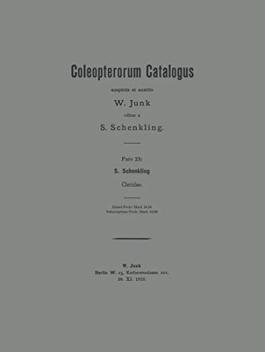Cover for Coleopterorum Catalogus