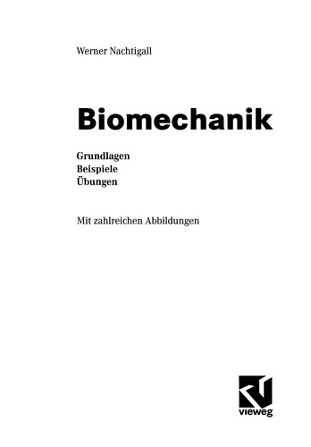 Cover for Biomechanik