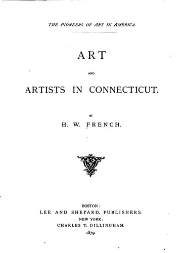 Cover for Art and Artists in Connecticut