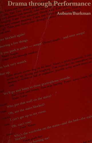 Cover for Drama through performance