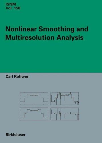 Cover for Nonlinear Smoothing and Multiresolution Analysis
