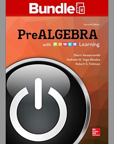 Cover for Prealgebra with P.O.W.E.R. Learning