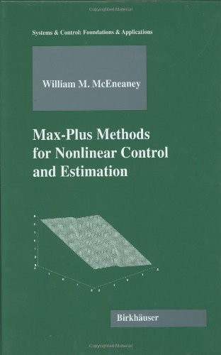 Cover for Max-plus methods for nonlinear control and estimation