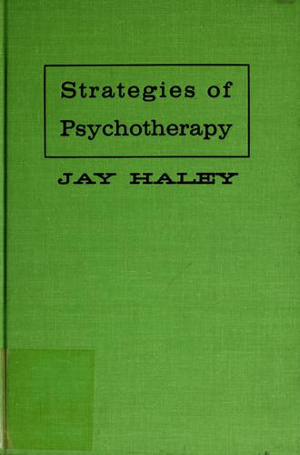 Cover for Strategies of psychotherapy