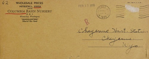 Cover for Wholesale prices, spring, 1939