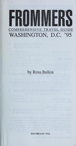Cover for Frommer's Comprehensive Travel Guide Washington, D.C '95 (Frommer's City Guides)