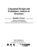 Cover for Conceptual designs and preliminary analysis of structures