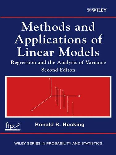 Cover for Methods and Applications of Linear Models