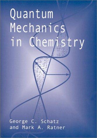 Cover for Quantum mechanics in chemistry