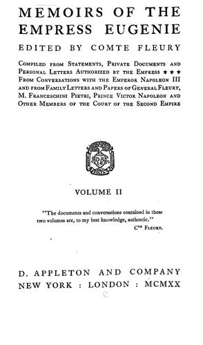 Cover for Memoirs