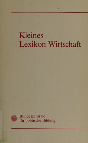 Cover for Kleines Lexikon Wirtschaft