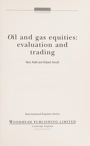 Cover for Oil and Gas Equities