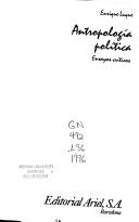 Cover for Antropología política