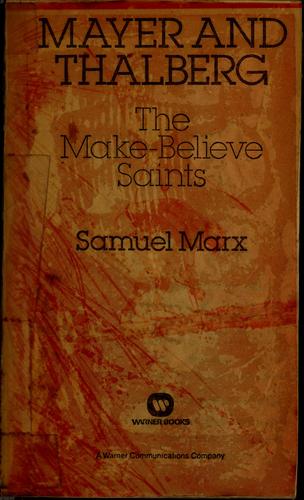 Cover for Mayer and Thalberg 