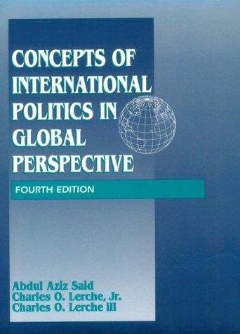 Cover for Concepts of international politics in global perspective
