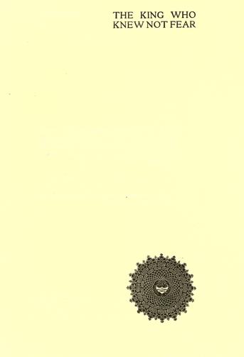 Cover for The King who knew not fear