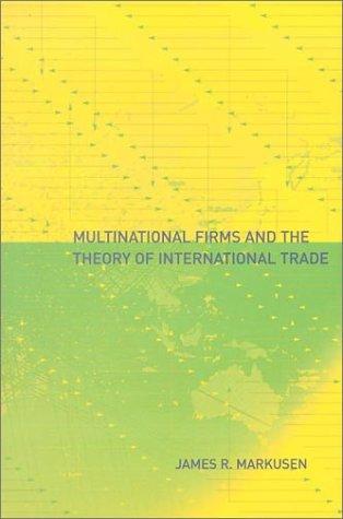 Cover for Multinational Firms and the Theory of International Trade