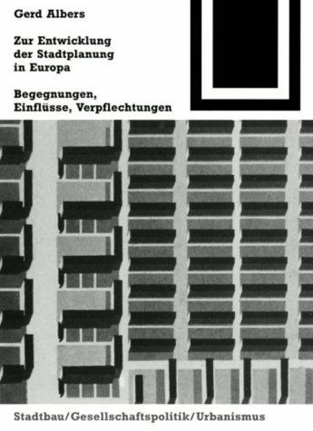 Cover for Zur Entwicklung der Stadtplanung in Europa