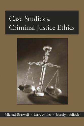 Cover for Case Studies in Criminal Justice Ethics