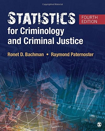 Cover for Statistics for Criminology and Criminal Justice