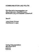 Cover for Wahlkampf in Lippe