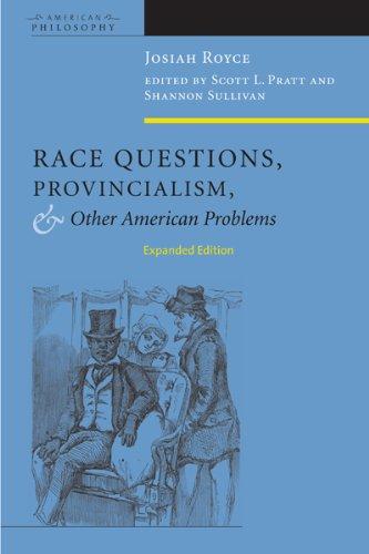 Cover for Race questions, provincialism, and other American problems