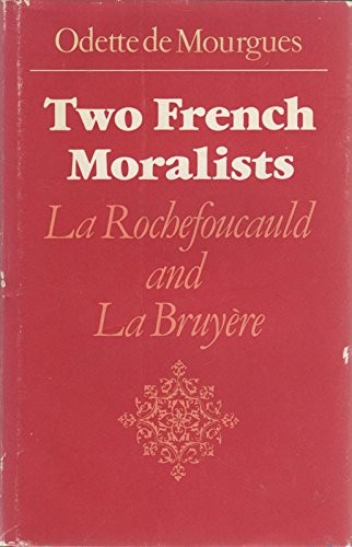 Cover for Two French moralists