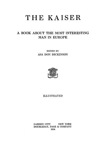 Cover for The Kaiser
