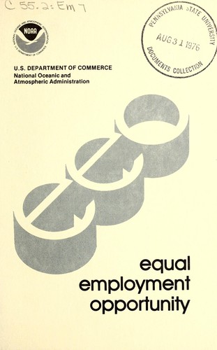 Cover for Equal employment opportunity