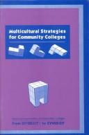 Cover for Multicultural Strategies for Community Colleges