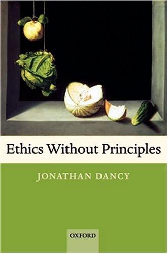 Cover for Ethics without principles