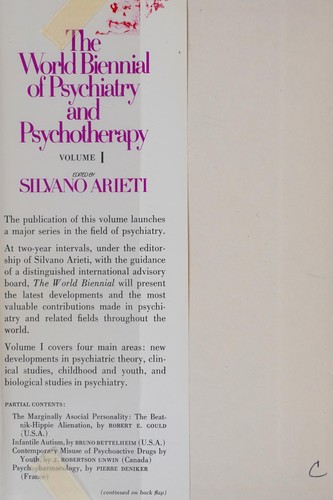 Cover for World Biennial of Psychiatry and Psychotherapy
