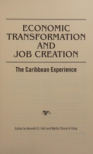 Cover for Economic transformation and job creation