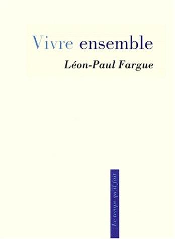 Cover for Vivre ensemble