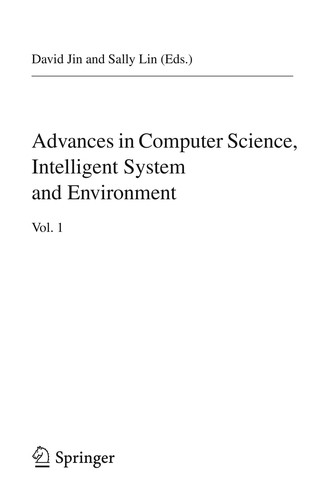 Cover for Advances in Computer Science, Intelligent System and Environment