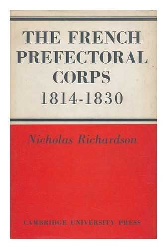 Cover for French Prefectoral Corps, 1814-30