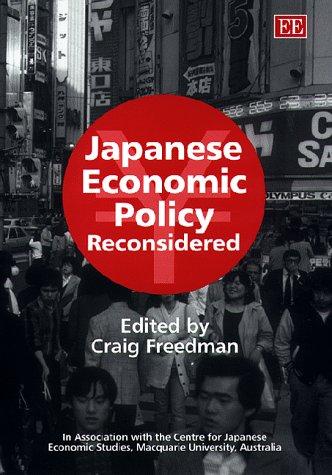 Cover for Japanese economic policy reconsidered