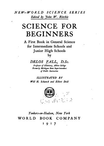 Cover for Science for beginners