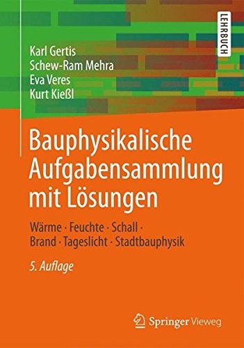 Cover for Bauphysikalische Aufgabensammlung mit Lösungen