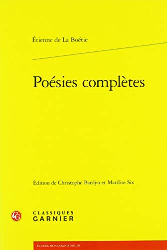 Cover for Poesies Completes