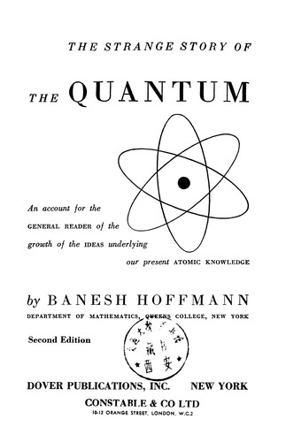 Cover for The strange story of the quantum