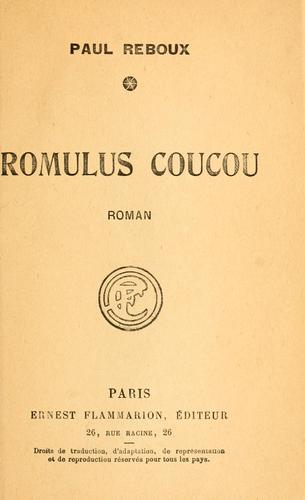 Cover for Romulus Coucou