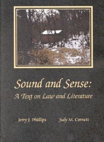 Cover for Sound and sense